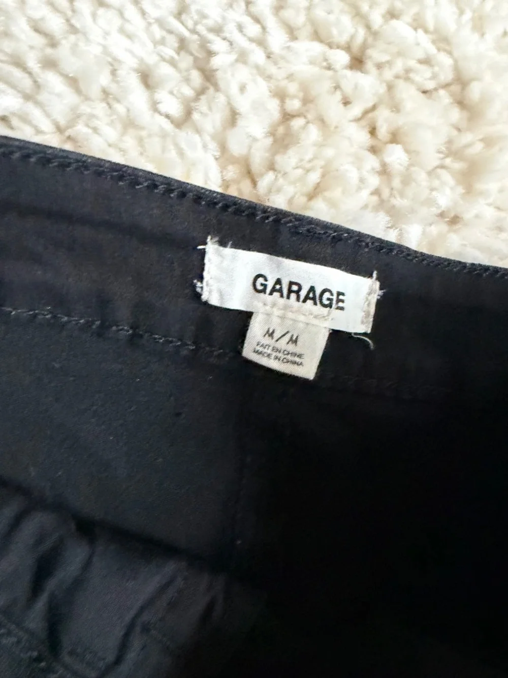 Classic Garage Black Denim-Style Grunge Goth cute clubbing Mini Skirt with Belt - Picture 4 of 7